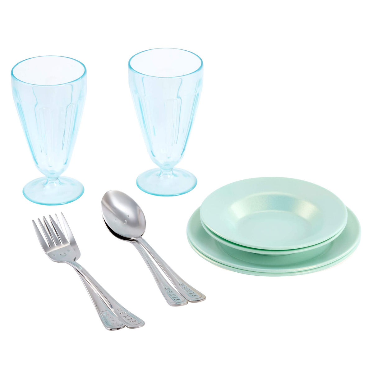 Playful Sweet Spaces Dishware Set - Sea Foam