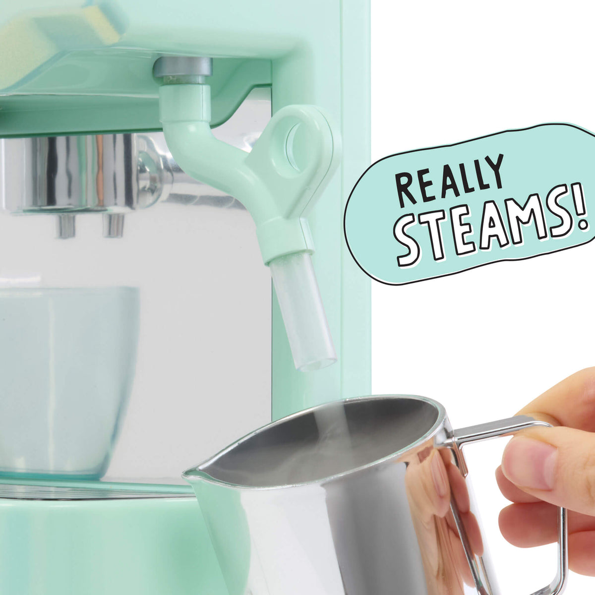 Playful Sweet Spaces Espresso Machine - Sea Foam
