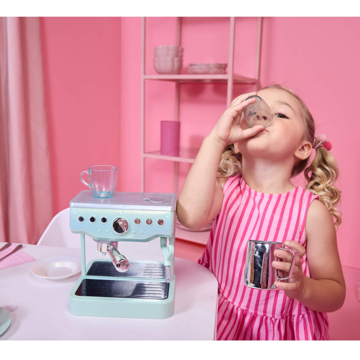 Playful Sweet Spaces Espresso Machine - Sea Foam