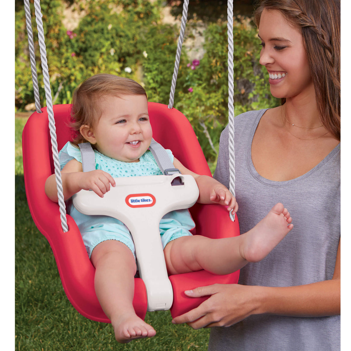 Playful 2-in-1 Snug n Secure Swing - Red