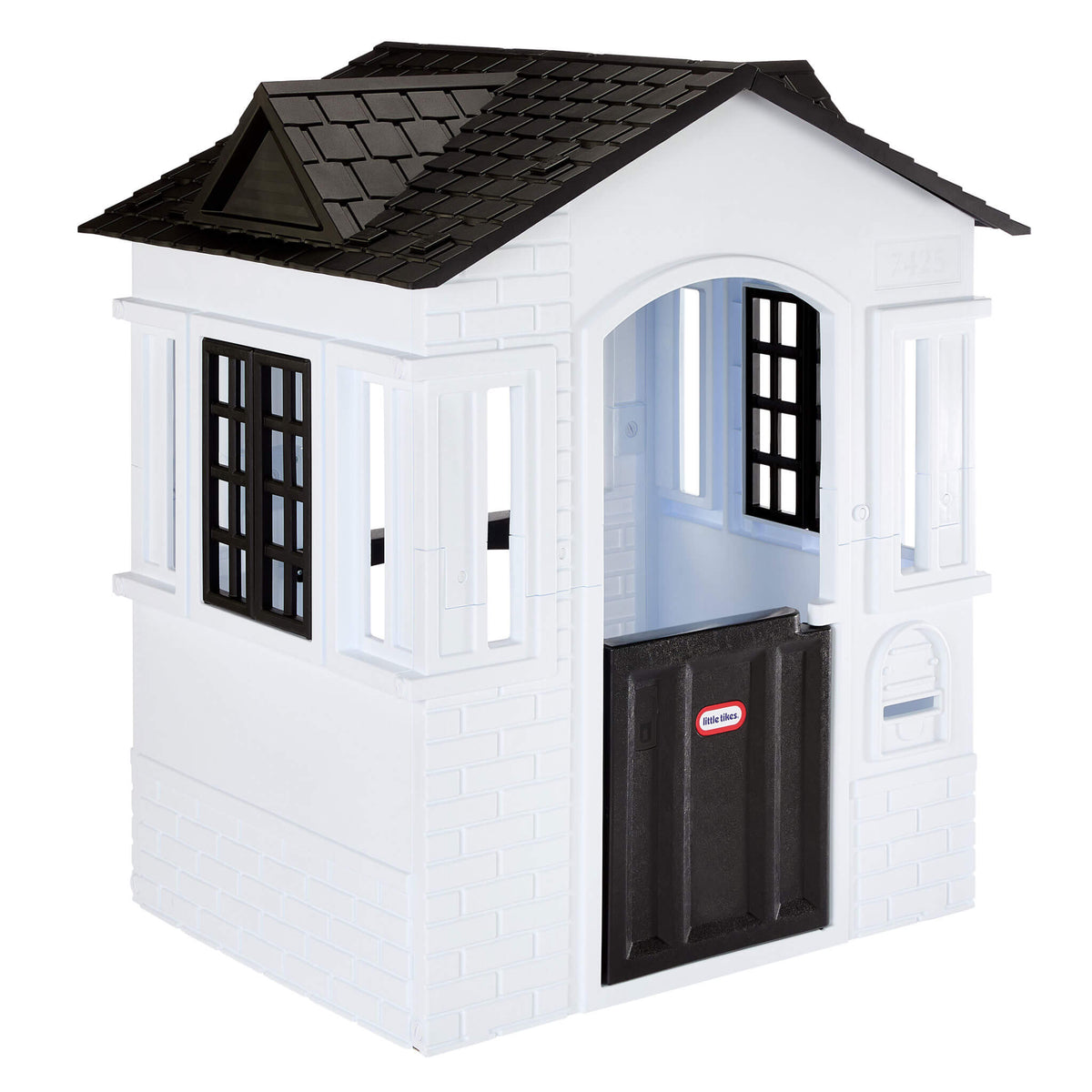 Playful Cape Cottage Playhouse - Black & White