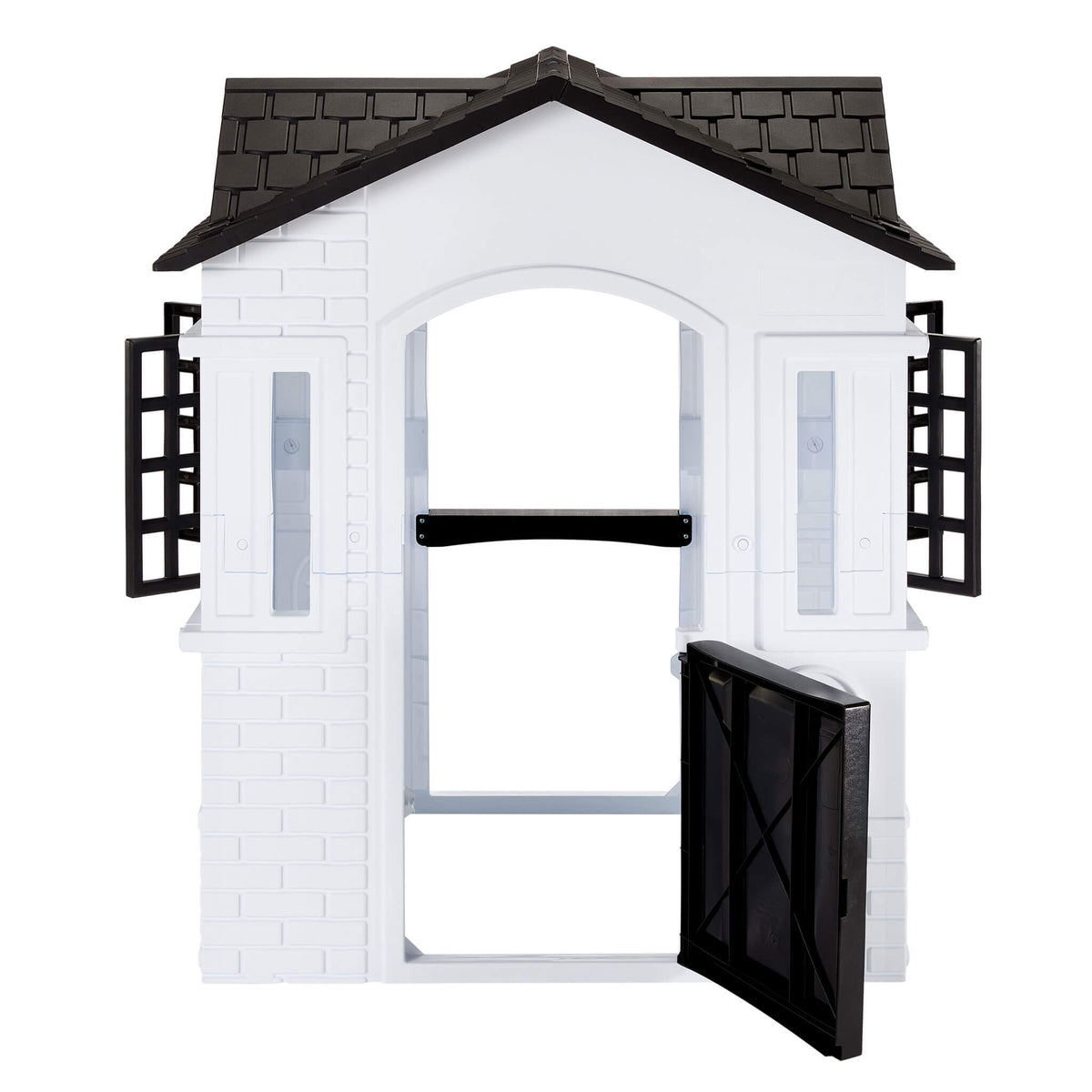 Playful Cape Cottage Playhouse - Black & White