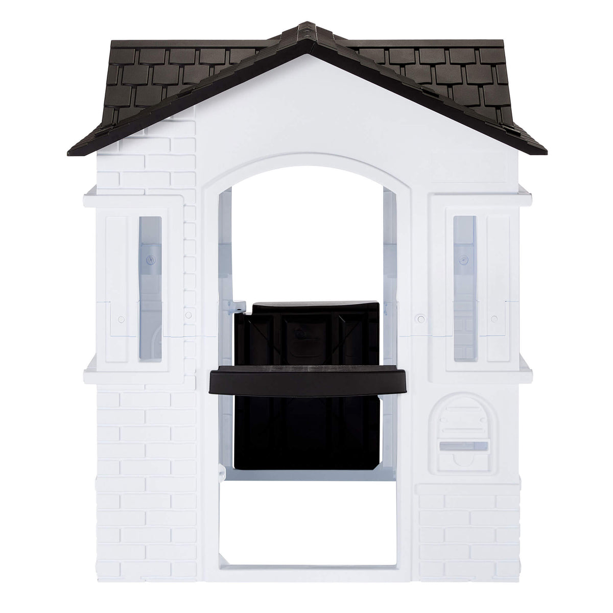 Playful Cape Cottage Playhouse - Black & White