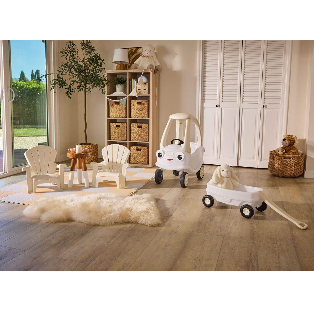 Playful Cloud Collection Cozy Coupe - White