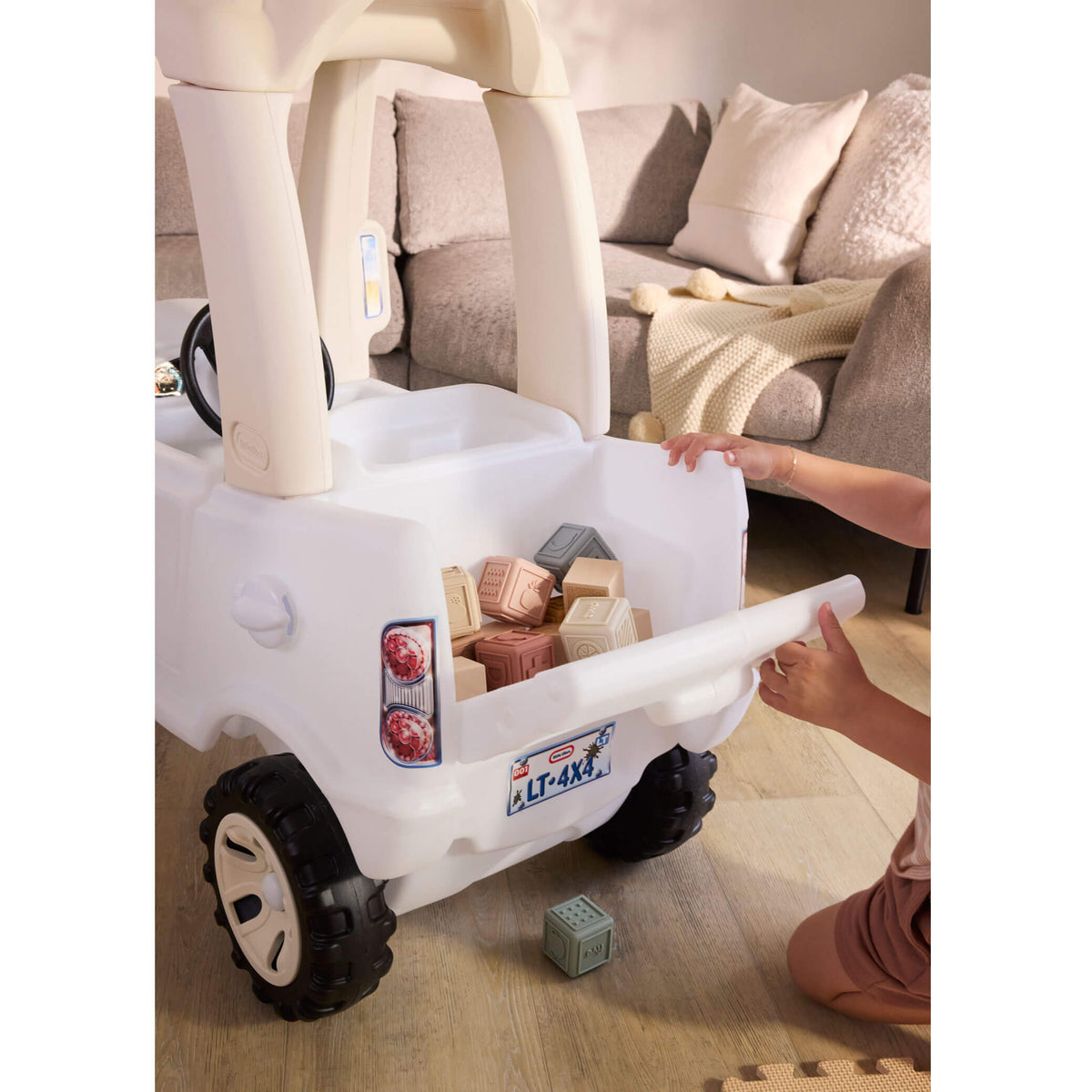 Playful Cloud Collection Cozy Truck - White