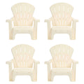 Playful Cloud Collection Garden Chairs -4 Pack