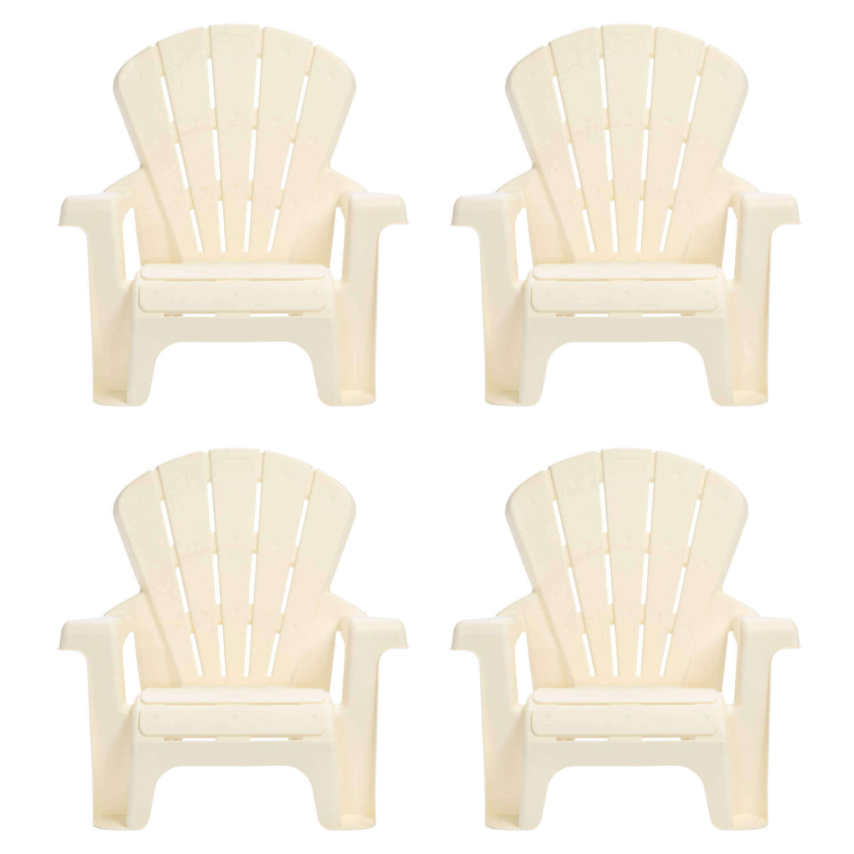 Playful Cloud Collection Garden Chairs -4 Pack