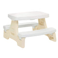 Playful Cloud Collection Easy Store Jr. Play Table - White