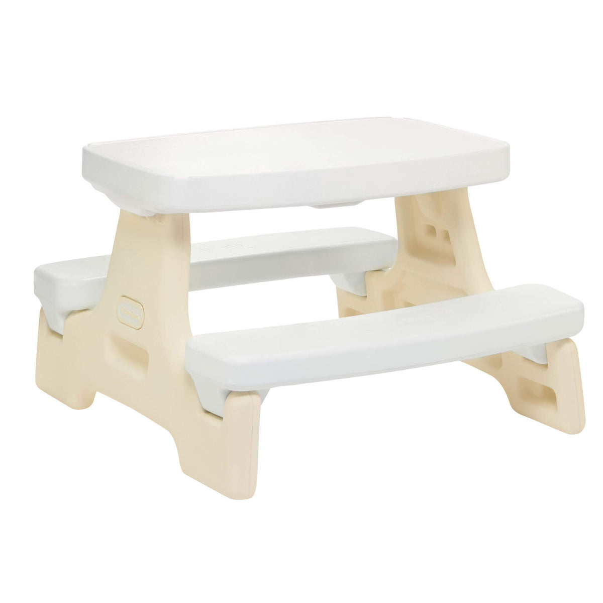 Playful Cloud Collection Easy Store Jr. Play Table - White
