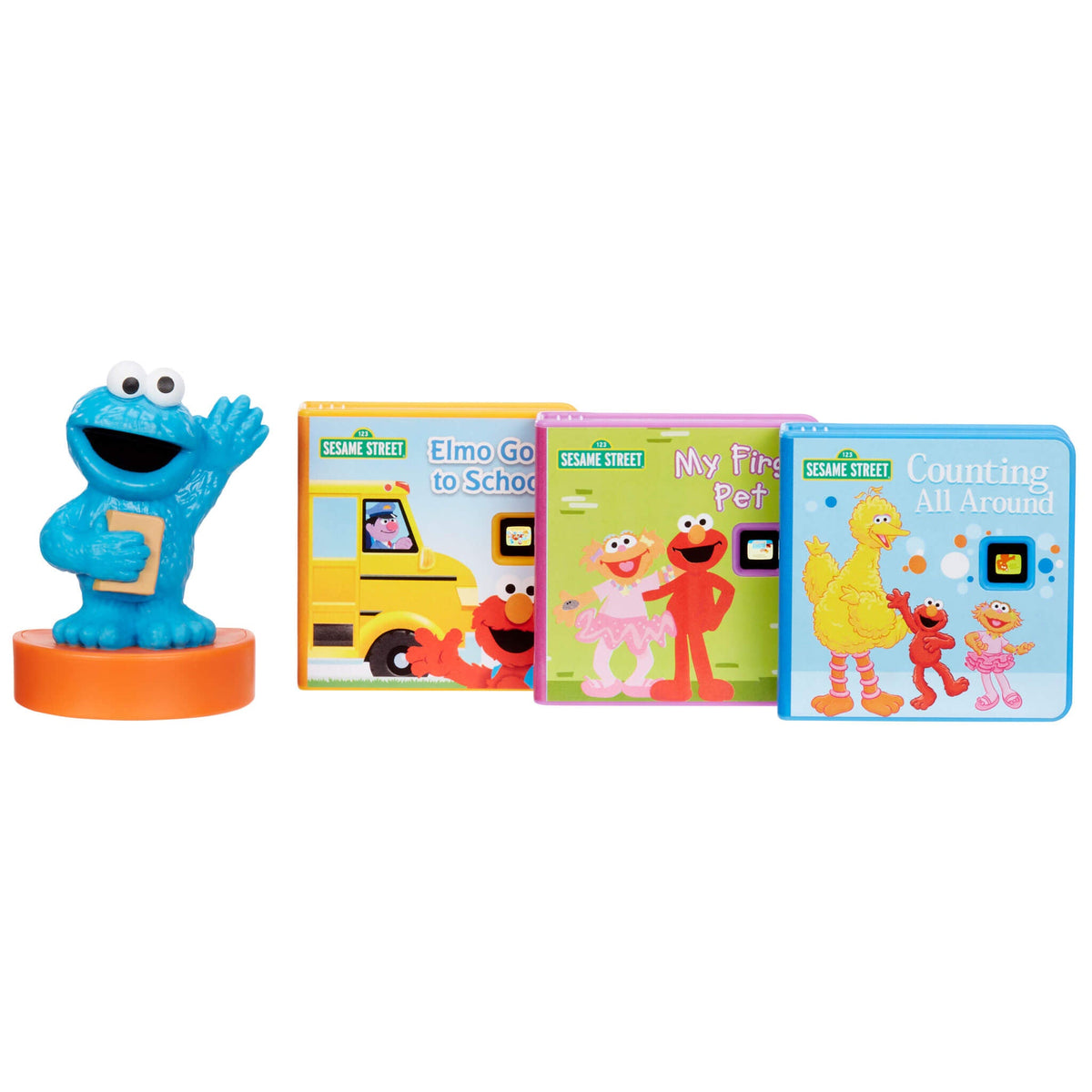 Playful Story Dream Machine Sesame Street Cookie Monster & Elmo- 2 Pack Collection