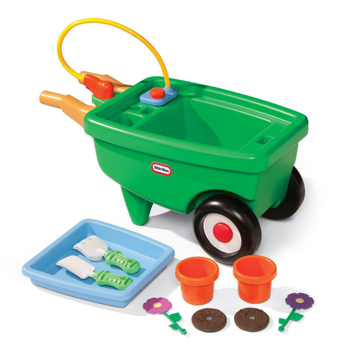 Playful 2-in-1 Garden Cart & Wheelbarrow