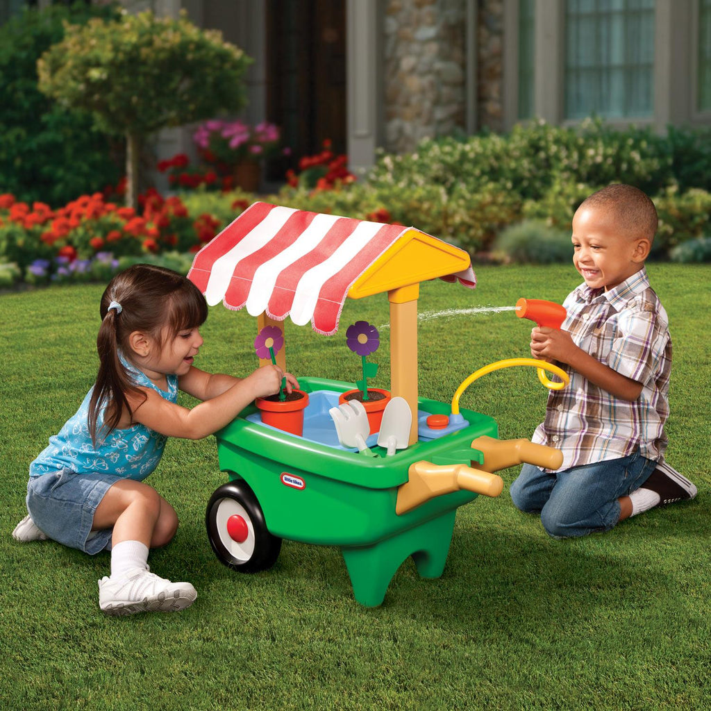 Playful 2-in-1 Garden Cart & Wheelbarrow