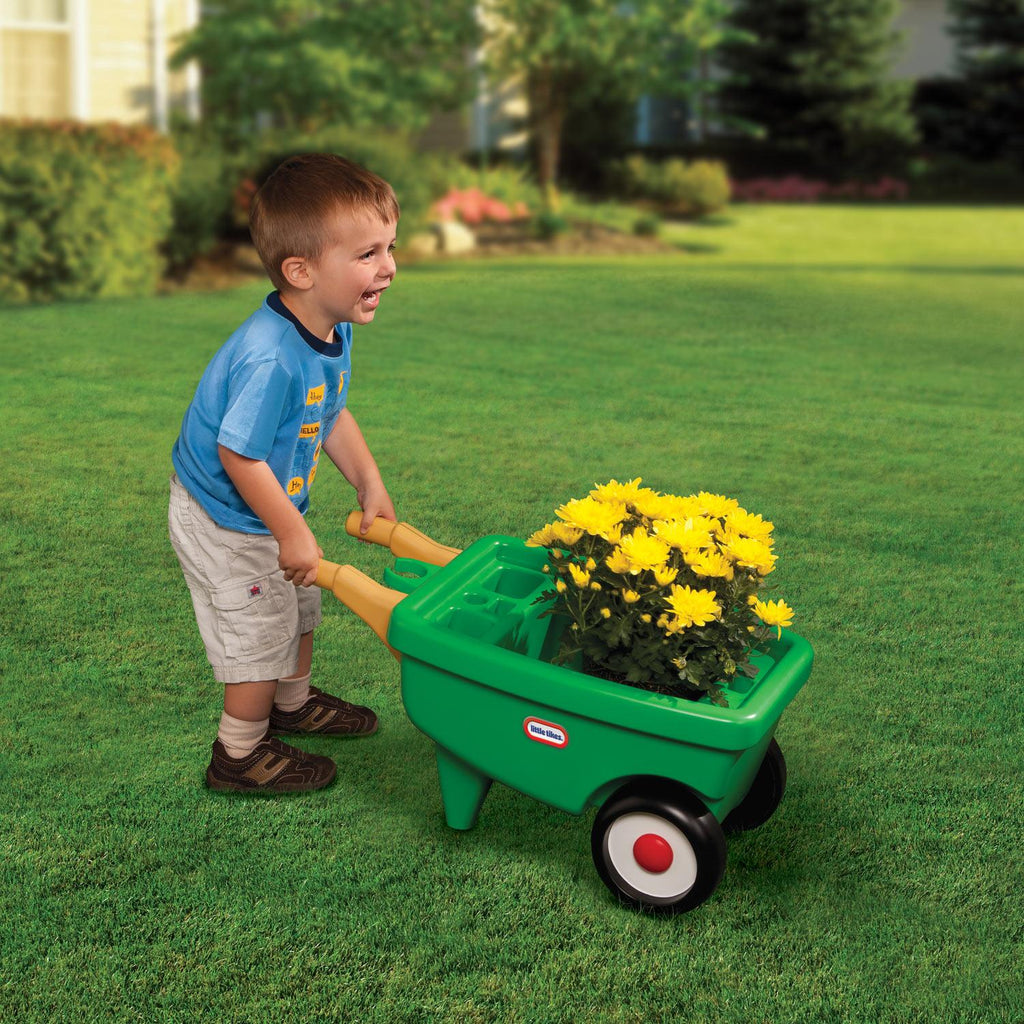 Playful 2-in-1 Garden Cart & Wheelbarrow