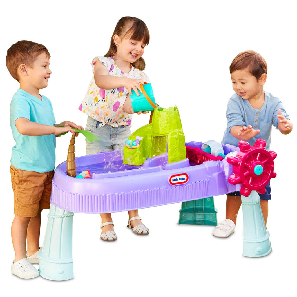 Playful Mermaid Island Wavemaker Water Table