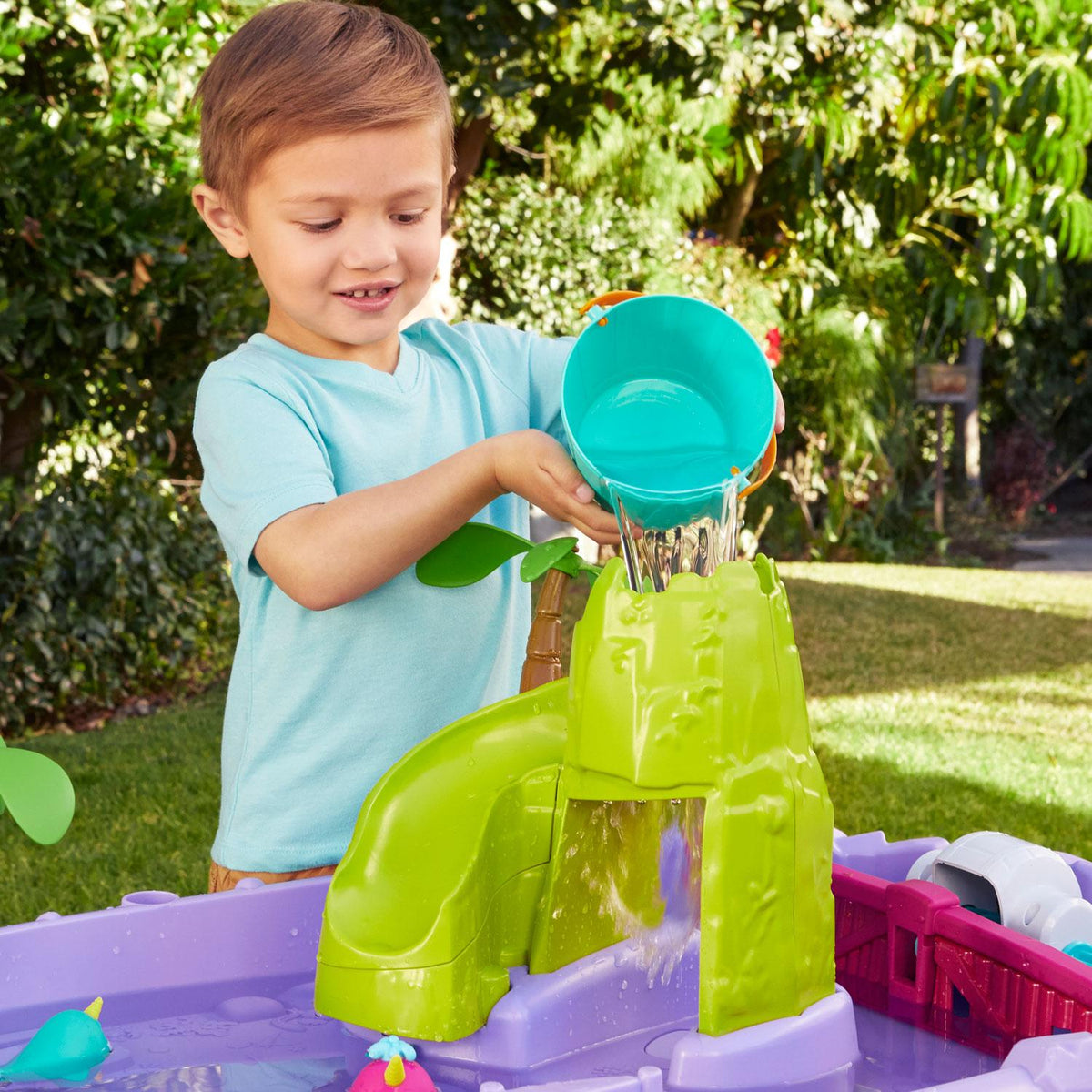 Playful Mermaid Island Wavemaker Water Table
