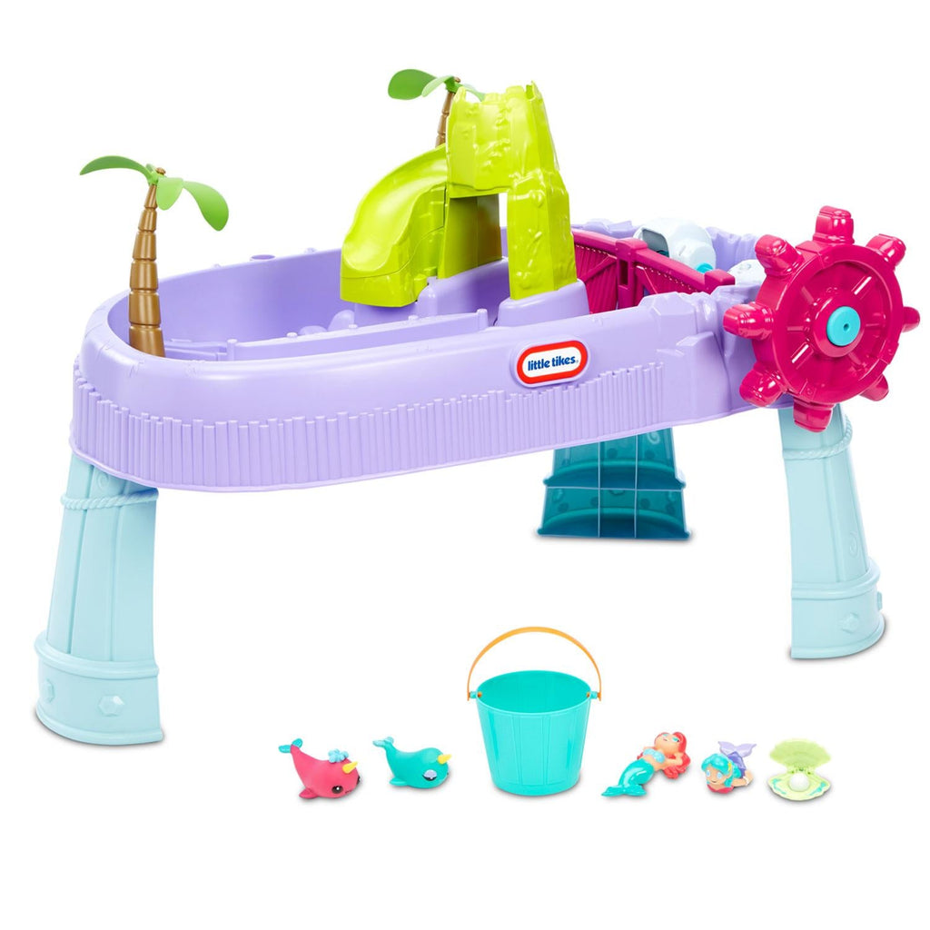 Playful Mermaid Island Wavemaker Water Table