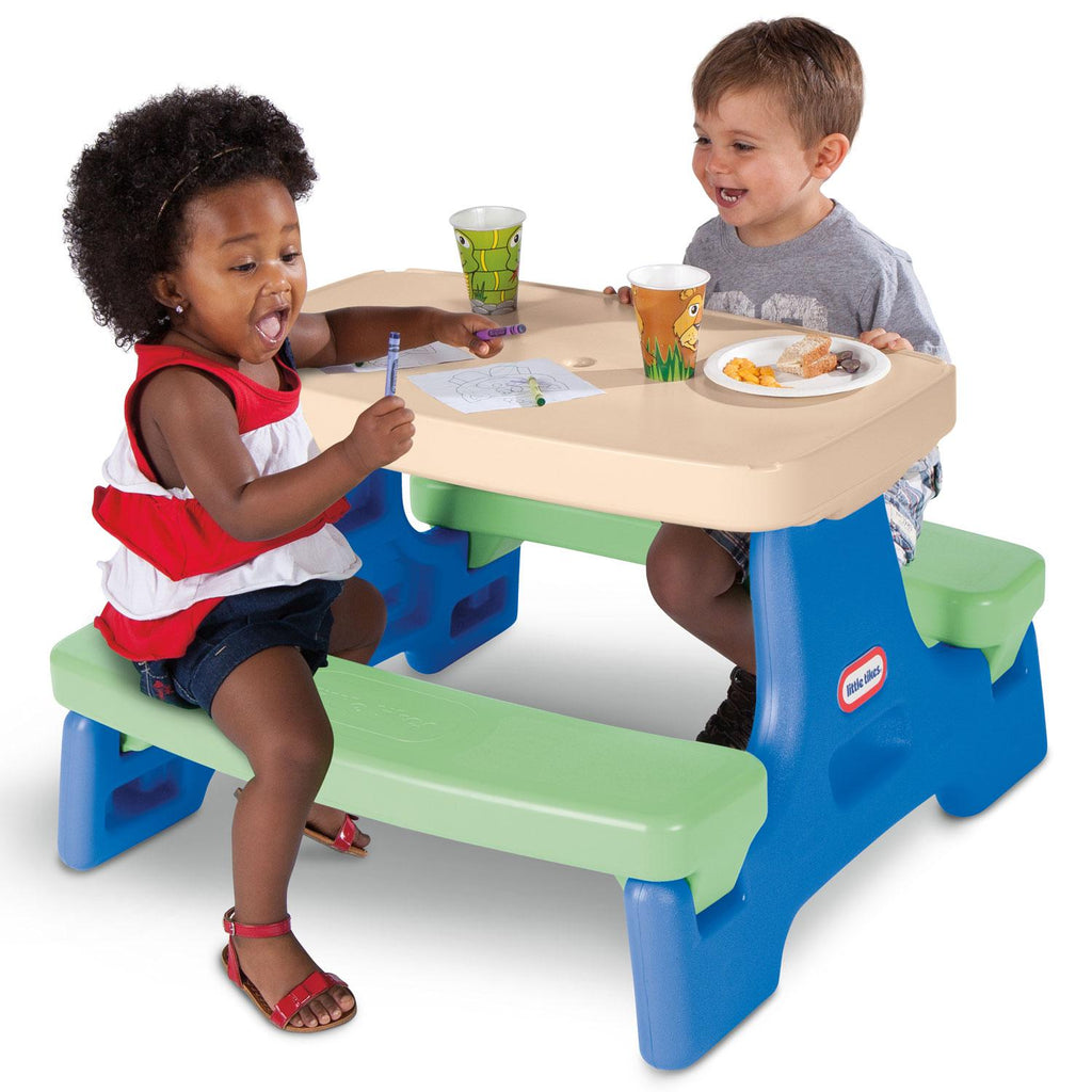 Playful Easy Store Jr. Play Table - BlueGreen
