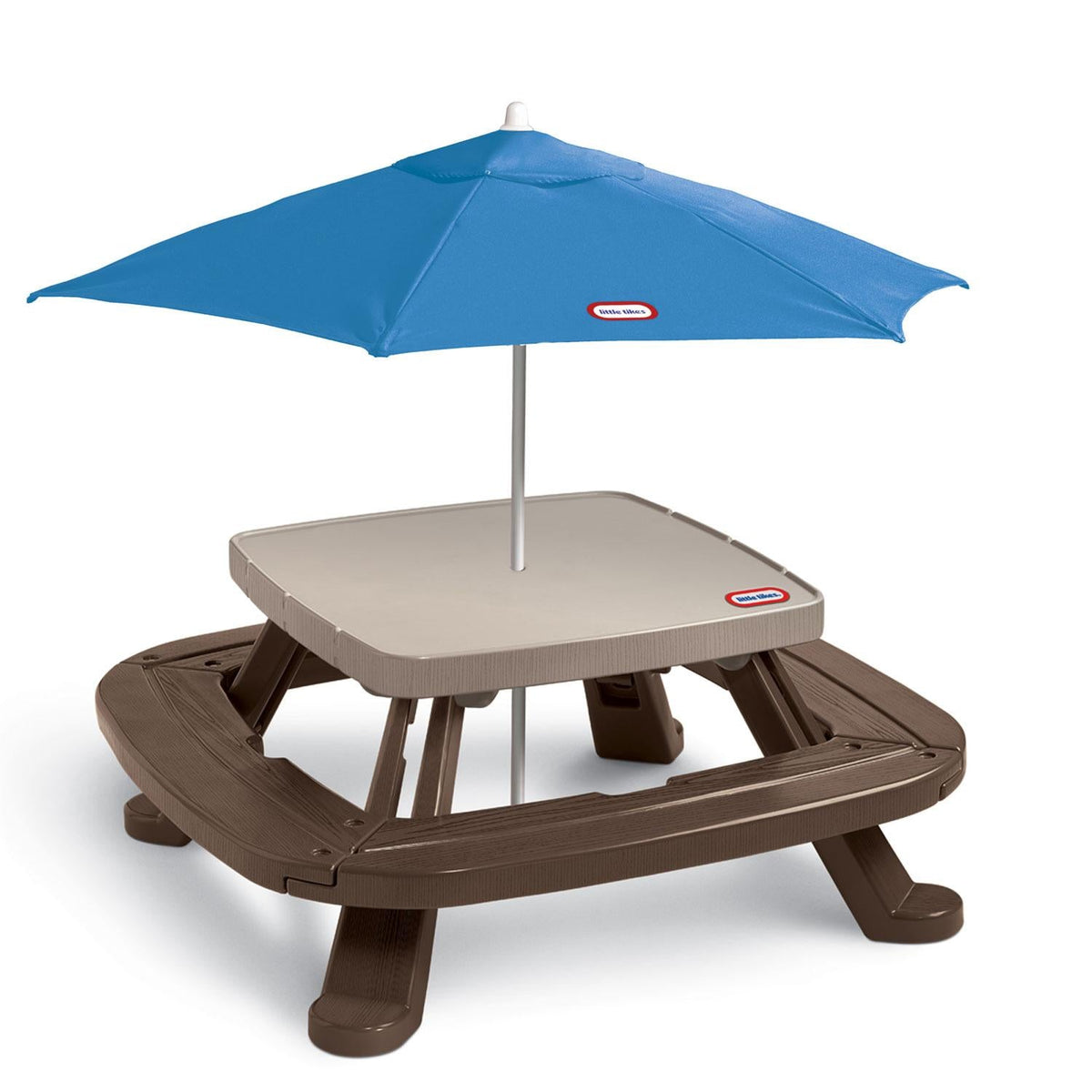 Playful Fold n Store Picnic Table with Market Umbrella