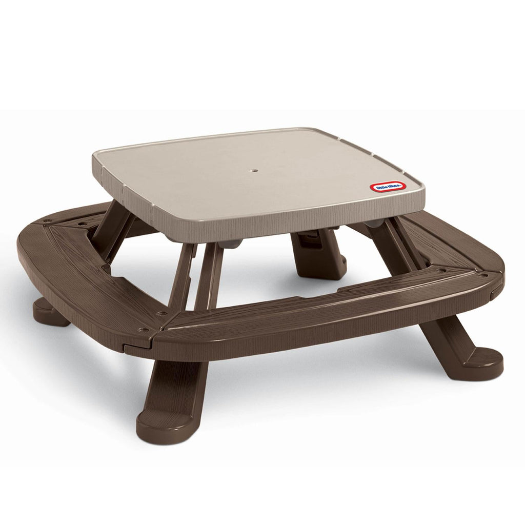 Playful Fold n Store Picnic Table with Market Umbrella