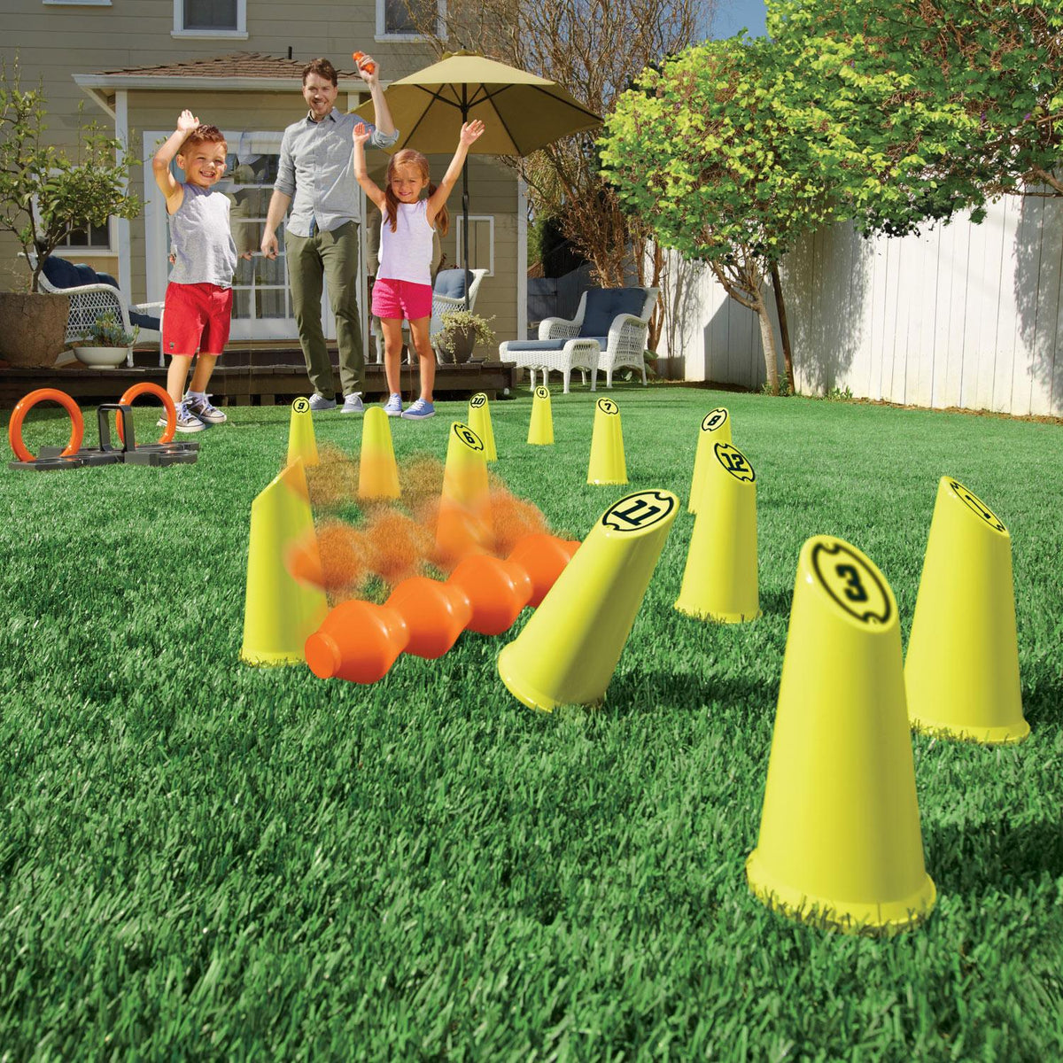 Playful Hours of Fun 4-in-1 Backyard Games