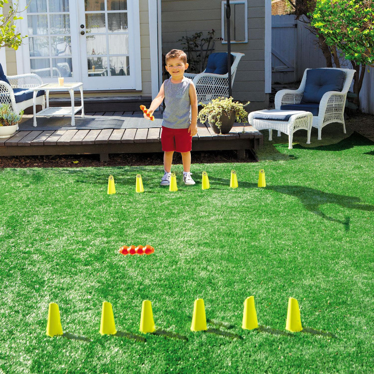 Playful Hours of Fun 4-in-1 Backyard Games