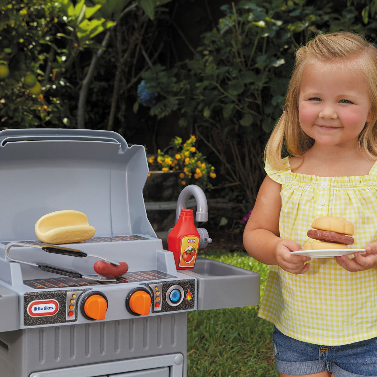 Playful Cook n Grow BBQ Grill