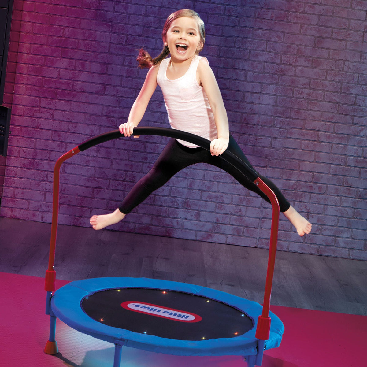 Playful Light-Up Trampoline