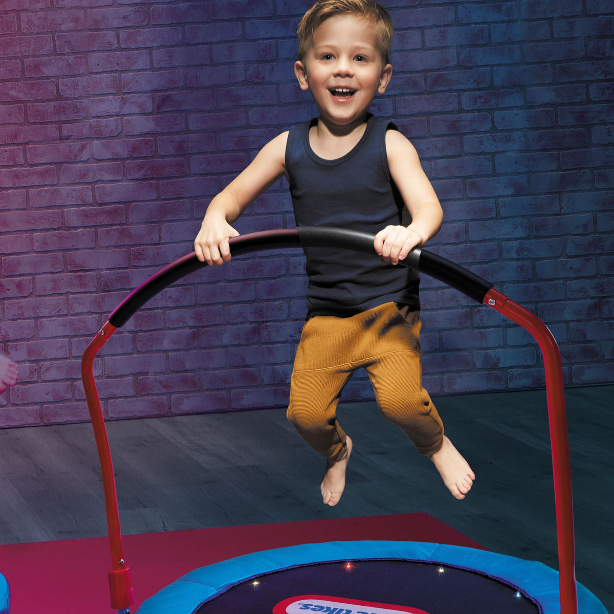 Playful Light-Up Trampoline