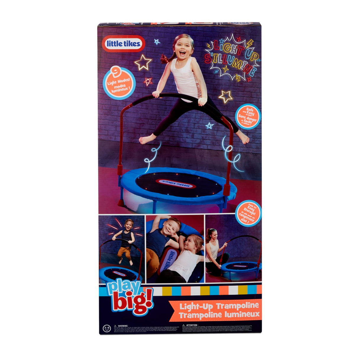 Playful Light-Up Trampoline