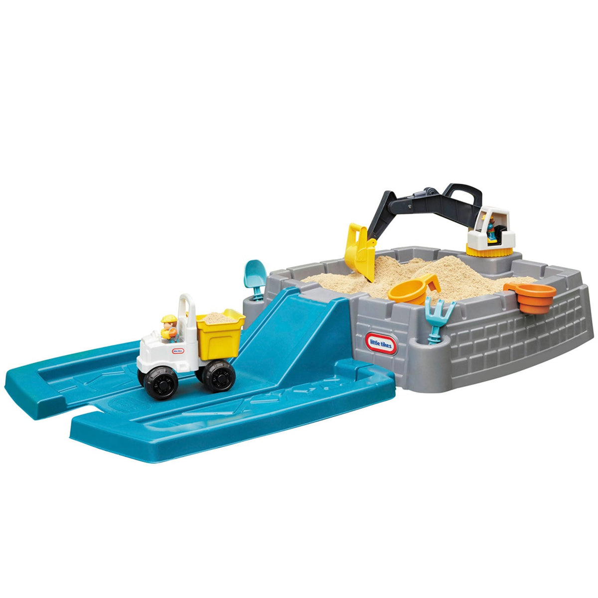 Playful Dirt Diggers Excavator Sandbox