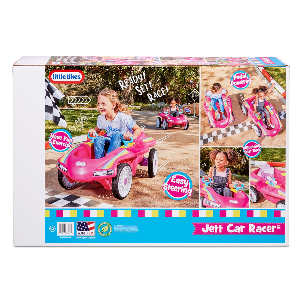 Playful Jett Car Racer- Pink