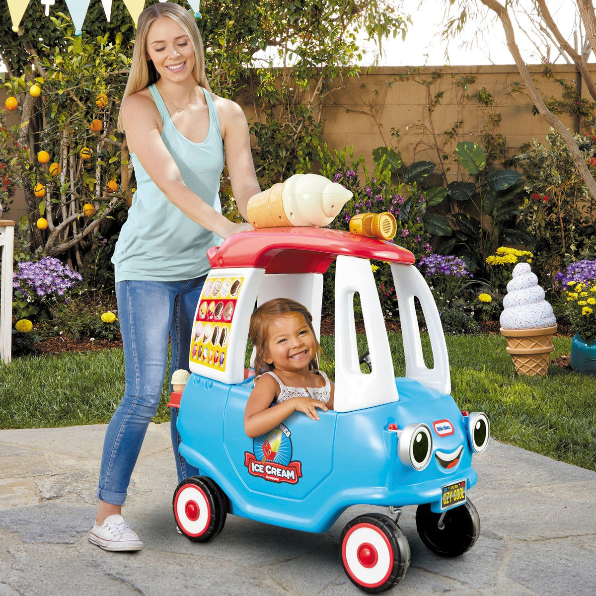 Playful Ice Cream Cozy Truck