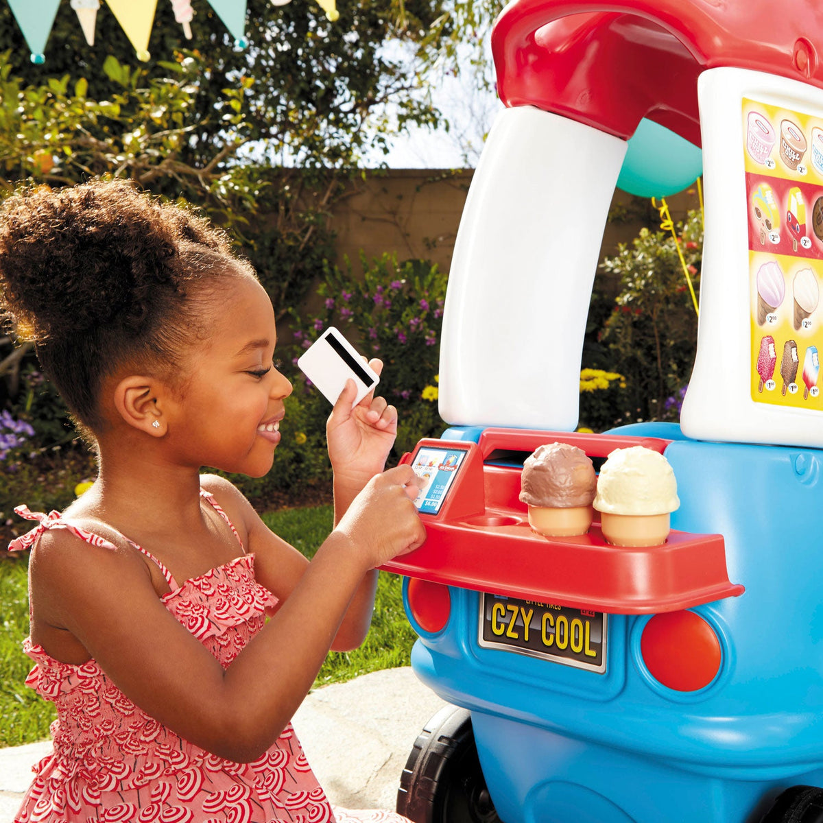 Playful Ice Cream Cozy Truck