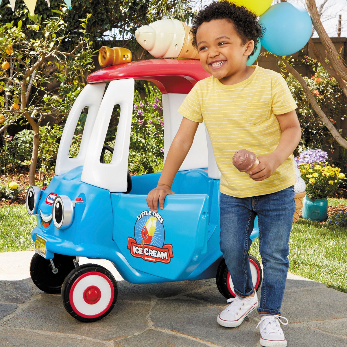 Playful Ice Cream Cozy Truck