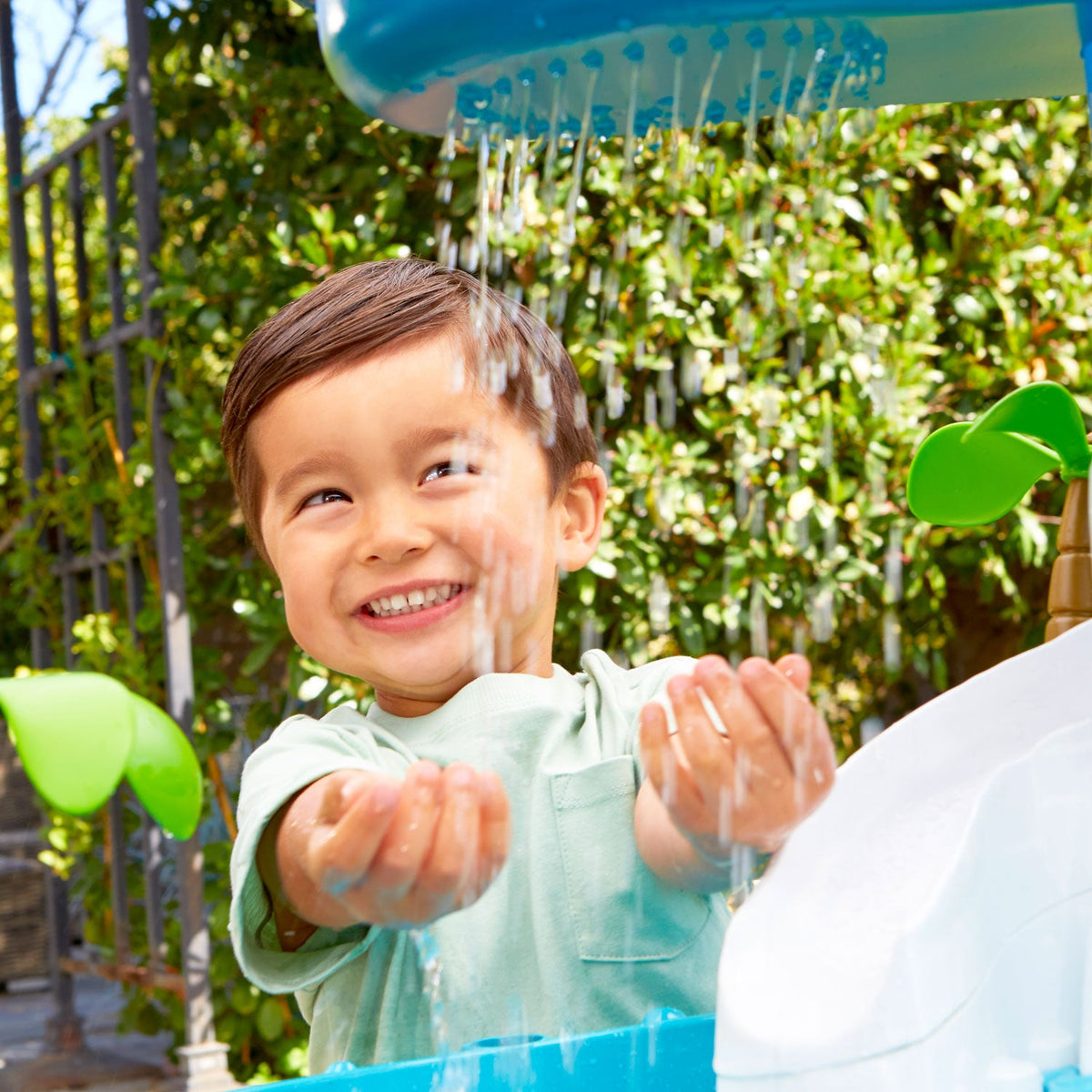 Playful Waterfall Island Water Table