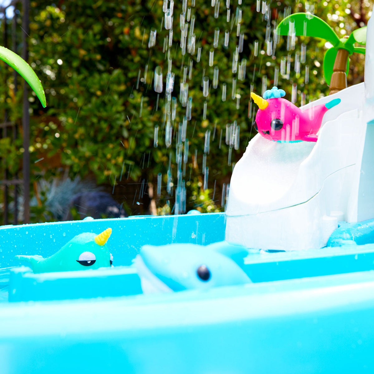 Playful Waterfall Island Water Table