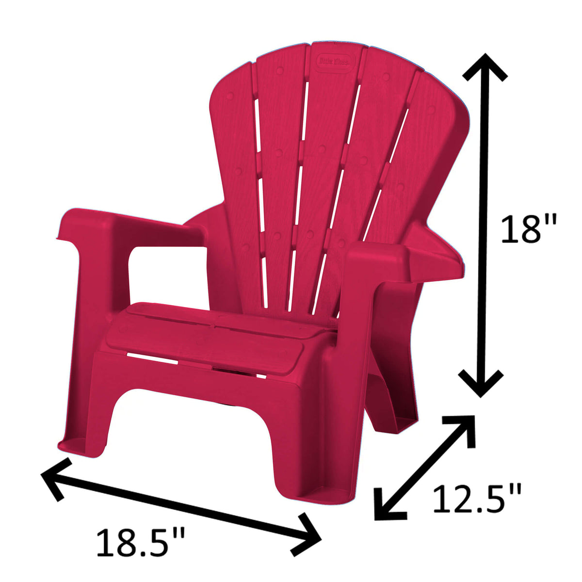 Playful Garden Chairs - Red 4 Pack